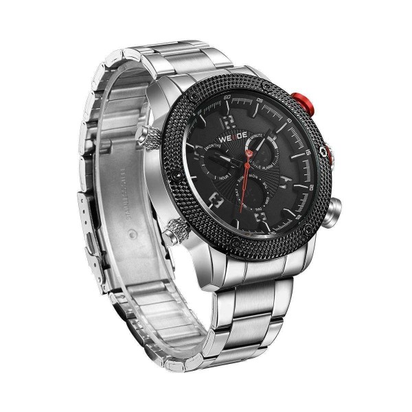 Часы Weide Black WH5206-1C SS - 3487833 Часы Weide Black WH5206-1C SS - 3487833