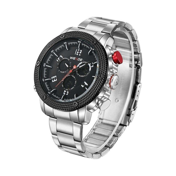 Часы Weide Black WH5206-1C SS - 3487833 Часы Weide Black WH5206-1C SS - 3487833