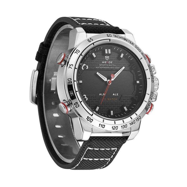 Часы Weide Black WH6102-3C - 3487835 Часы Weide Black WH6102-3C - 3487835