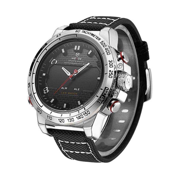 Часы Weide Black WH6102-3C - 3487835 Часы Weide Black WH6102-3C - 3487835