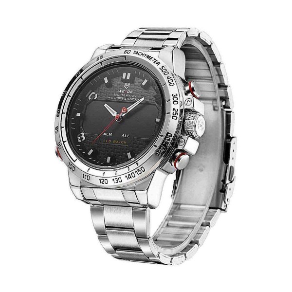 Годинник Weide Black WH6102-1C SS - 3487836 Годинник Weide Black WH6102-1C SS - 3487836