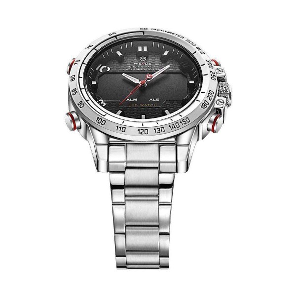 Годинник Weide Black WH6102-1C SS - 3487836 Годинник Weide Black WH6102-1C SS - 3487836