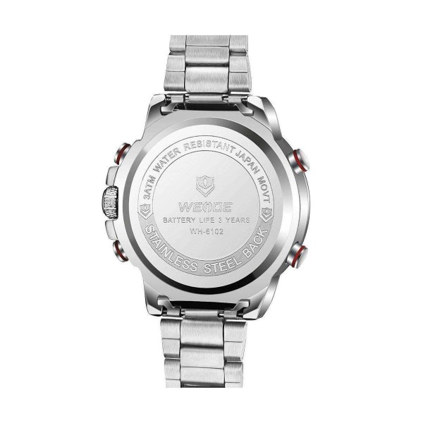 Годинник Weide Black WH6102-1C SS - 3487836 Годинник Weide Black WH6102-1C SS - 3487836