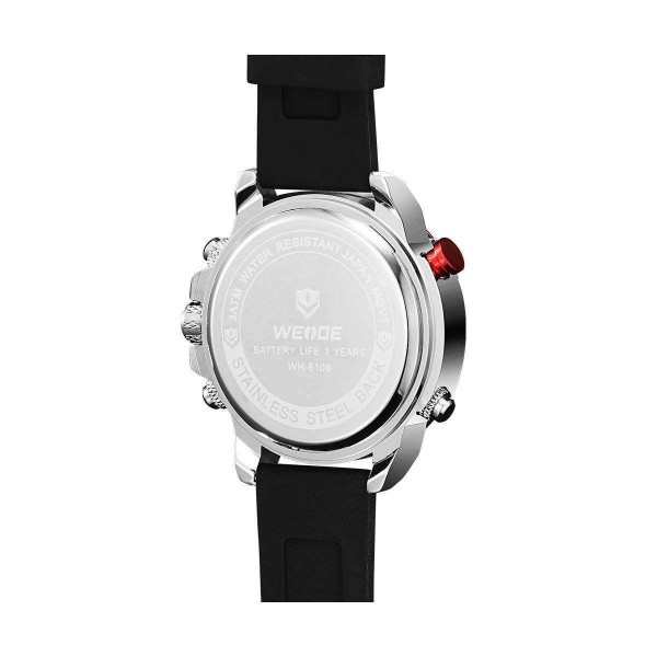 Годинник Weide Black WH6108-3C - 3487838 Годинник Weide Black WH6108-3C - 3487838