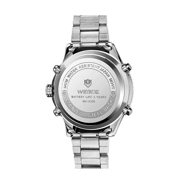 Часы Weide Black WH6306-1C SS - 3487840 Часы Weide Black WH6306-1C SS - 3487840
