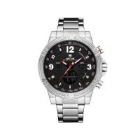 Часы Weide Black WH6908-1C SS