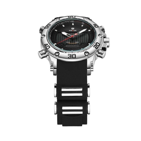 Часы Weide Black WH6910-3C SS - 3487850 Часы Weide Black WH6910-3C SS - 3487850