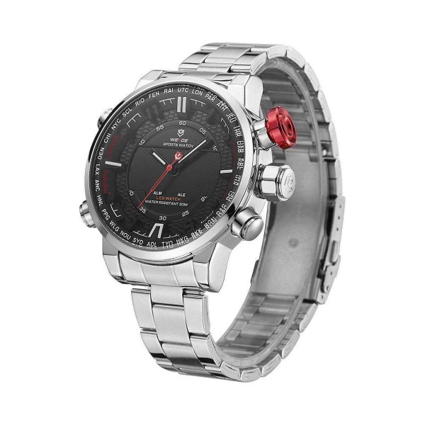 Годинник Weide Black WH6402-1C SS - 3487858 Годинник Weide Black WH6402-1C SS - 3487858