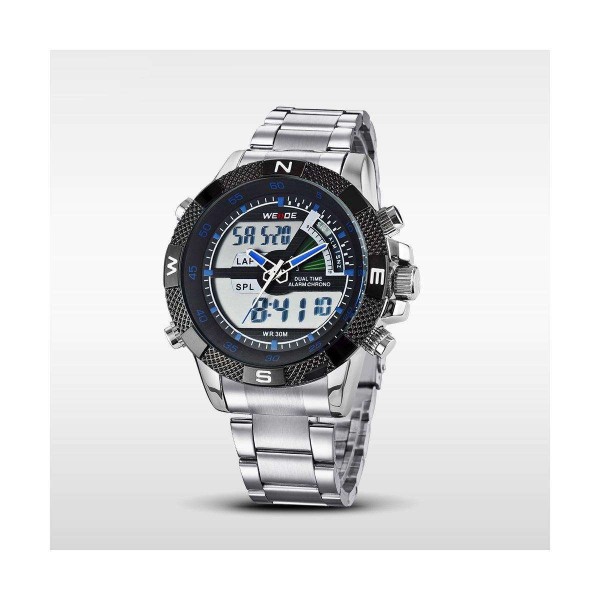 Часы Weide Blue WH1104-6C SS - 3487863