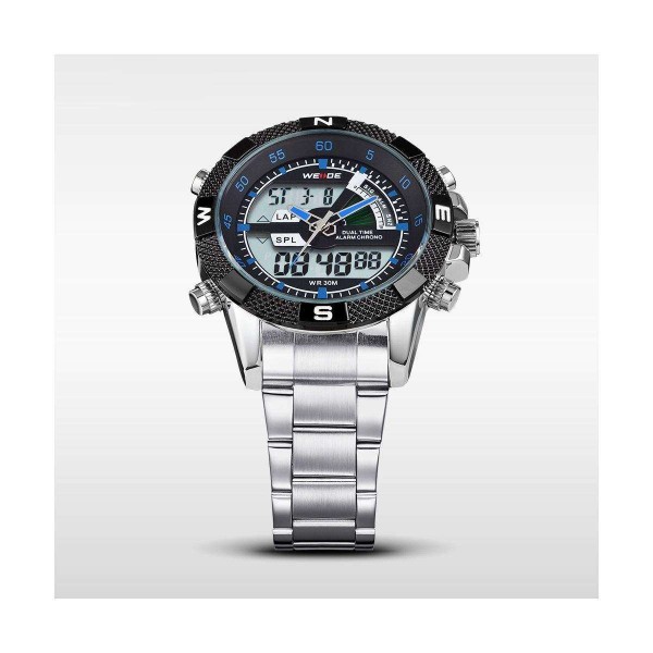 Часы Weide Blue WH1104-6C SS - 3487863