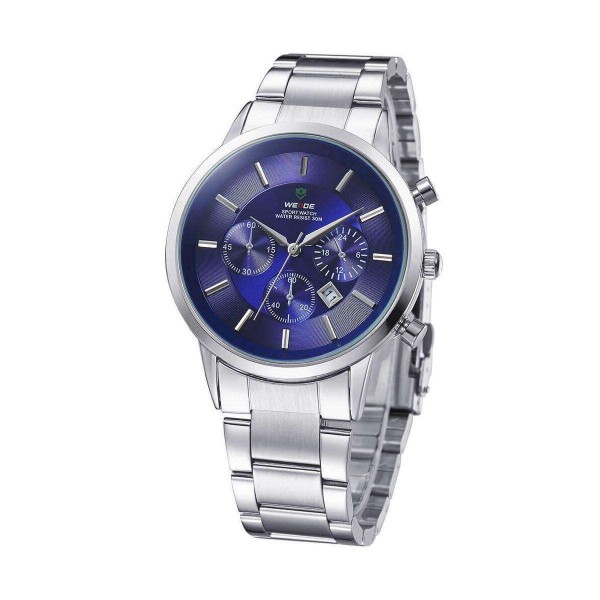 Часы Weide Blue WH3312-3C SS - 3487864