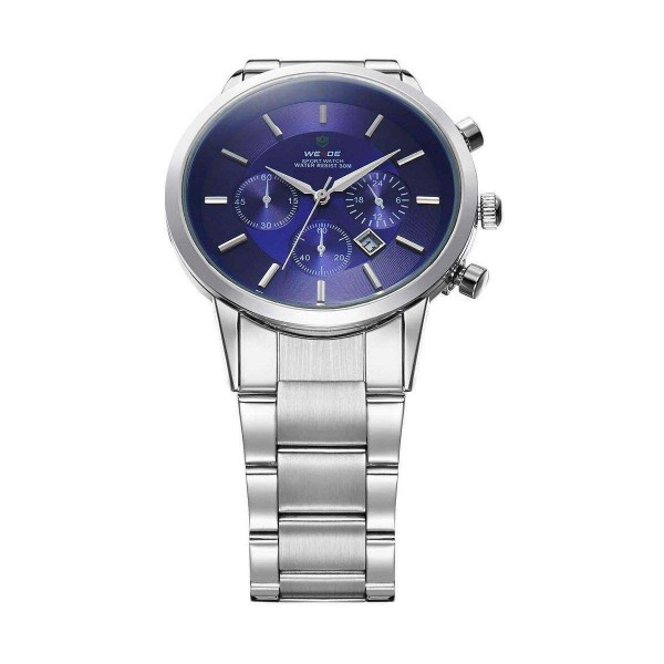 Часы Weide Blue WH3312-3C SS - 3487864