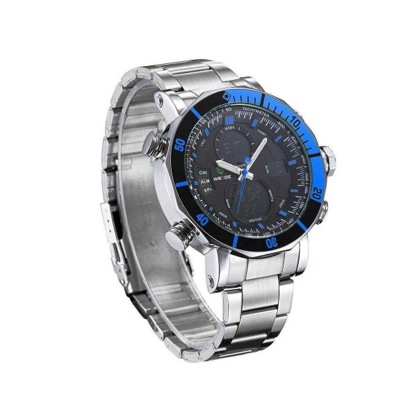 Часы Weide Blue WH5203-6C SS - 3487865 Часы Weide Blue WH5203-6C SS - 3487865