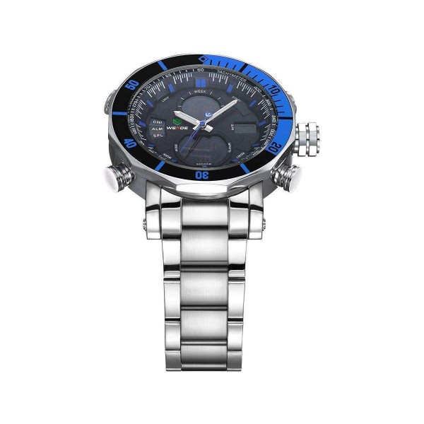 Часы Weide Blue WH5203-6C SS - 3487865 Часы Weide Blue WH5203-6C SS - 3487865