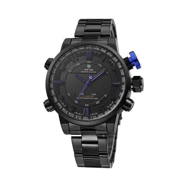 Годинник Weide Blue WH6402B-4C SS - 3487868 Годинник Weide Blue WH6402B-4C SS - 3487868