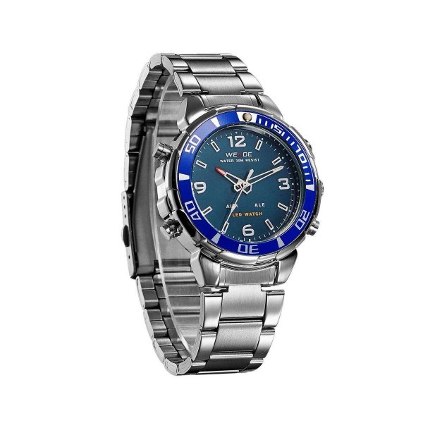 Годинник Weide Blue WH843-3C SS - 3487869 Годинник Weide Blue WH843-3C SS - 3487869
