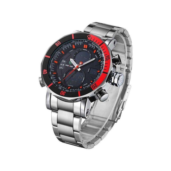 Часы Weide Red WH5203-3C SS - 3487900 Часы Weide Red WH5203-3C SS - 3487900