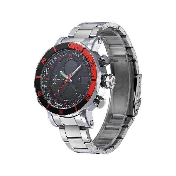Часы Weide Red WH5203-3C SS - 3487900 Часы Weide Red WH5203-3C SS - 3487900