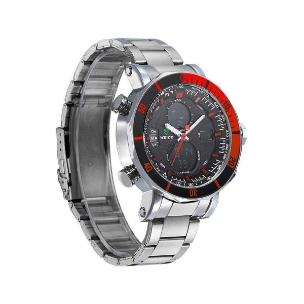 Часы Weide Red WH5203-3C SS - 3487900 Часы Weide Red WH5203-3C SS - 3487900