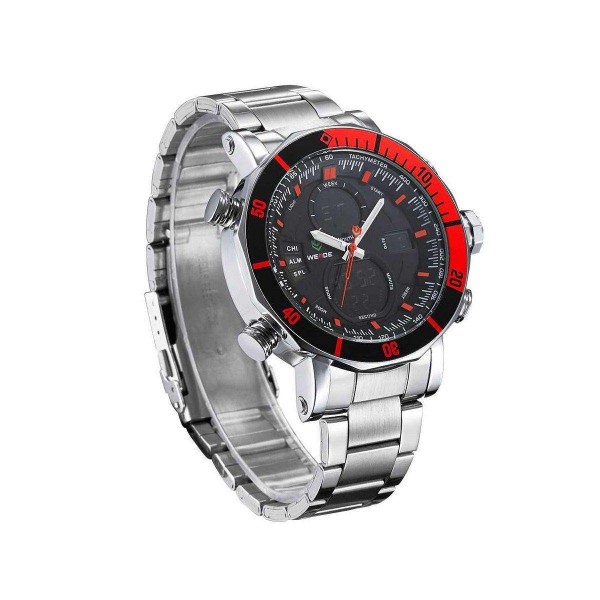 Часы Weide Red WH5203-3C SS - 3487900 Часы Weide Red WH5203-3C SS - 3487900