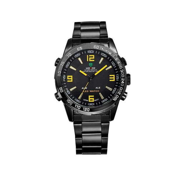 Часы Weide Yellow WH1009B-3C SS - 3487951