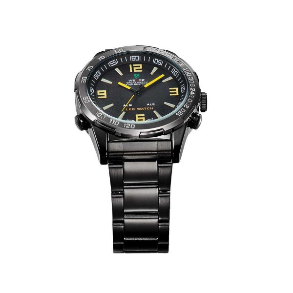 Часы Weide Yellow WH1009B-3C SS - 3487951