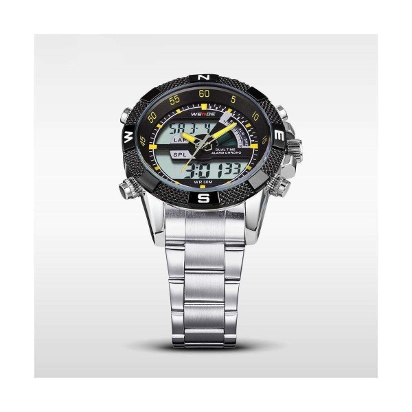 Годинник Weide Yellow WH1104-5C SS - 3487952 Годинник Weide Yellow WH1104-5C SS - 3487952