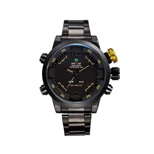 Часы Weide Yellow WH2309B-3C SS - 3487953