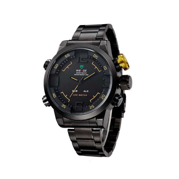 Часы Weide Yellow WH2309B-3C SS - 3487953