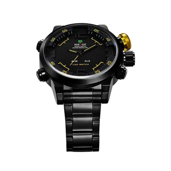 Часы Weide Yellow WH2309B-3C SS - 3487953