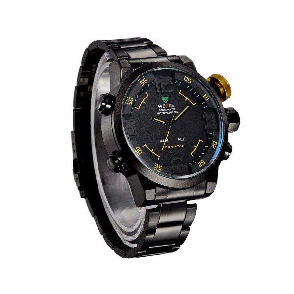 Часы Weide Yellow WH2309B-3C SS - 3487953