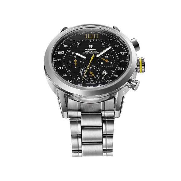 Часы Weide Yellow WH3311-2C SS - 3487954