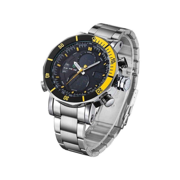 Годинник Weide Yellow WH5203-4C SS - 3487956 Годинник Weide Yellow WH5203-4C SS - 3487956