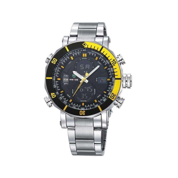 Годинник Weide Yellow WH5203-4C SS - 3487956 Годинник Weide Yellow WH5203-4C SS - 3487956