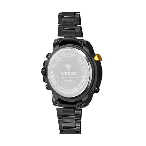 Годинник Weide Yellow WH6108B-3C SS - 3487962 Годинник Weide Yellow WH6108B-3C SS - 3487962