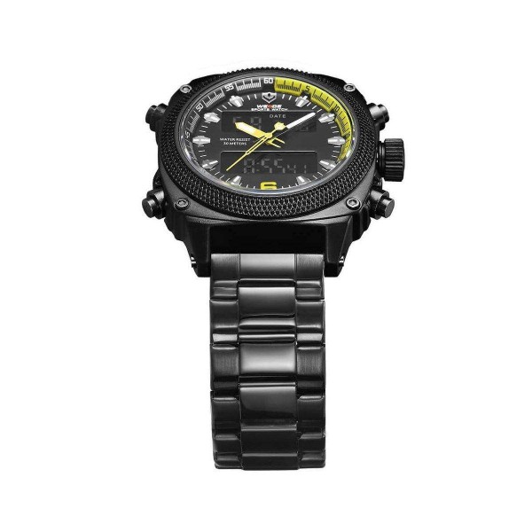 Годинник Weide Yellow WH7302B-3C SS - 3487969 Годинник Weide Yellow WH7302B-3C SS - 3487969