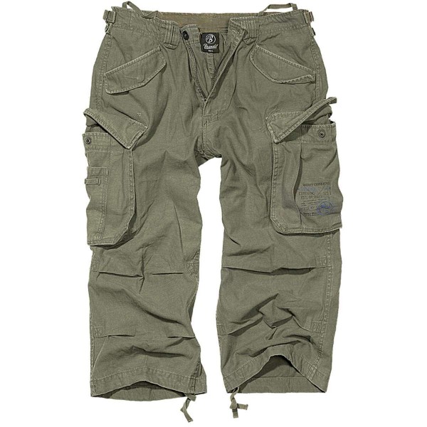 Шорти Brandit Industry Vintage 3/4 OLIVE - 3487975