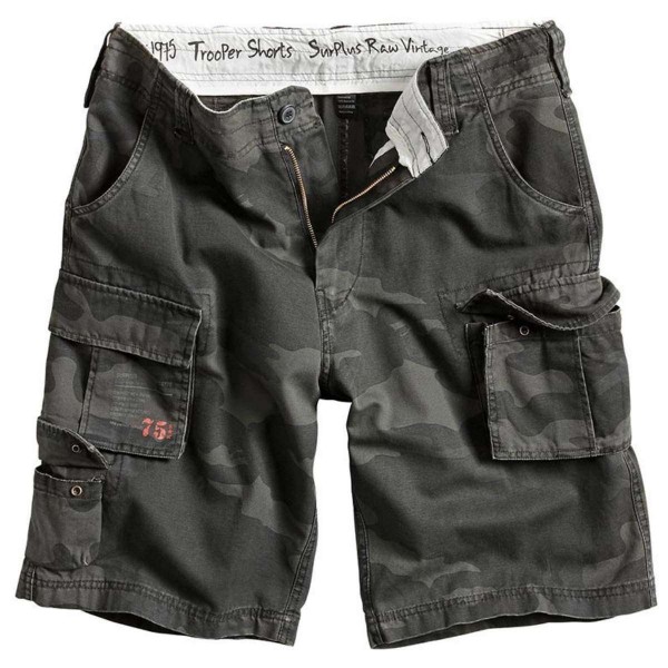 Шорти Surplus Trooper Shorts BLACK CAMO - 3487993