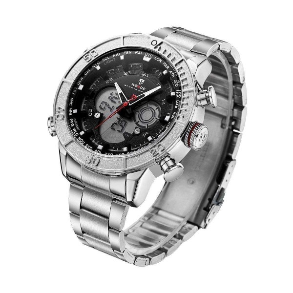 Часы Weide Black WH6308-1C SS - 3487999