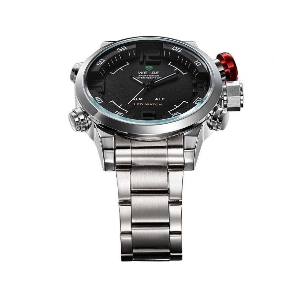 Часы Weide Black WH2309-1C SS - 3488000