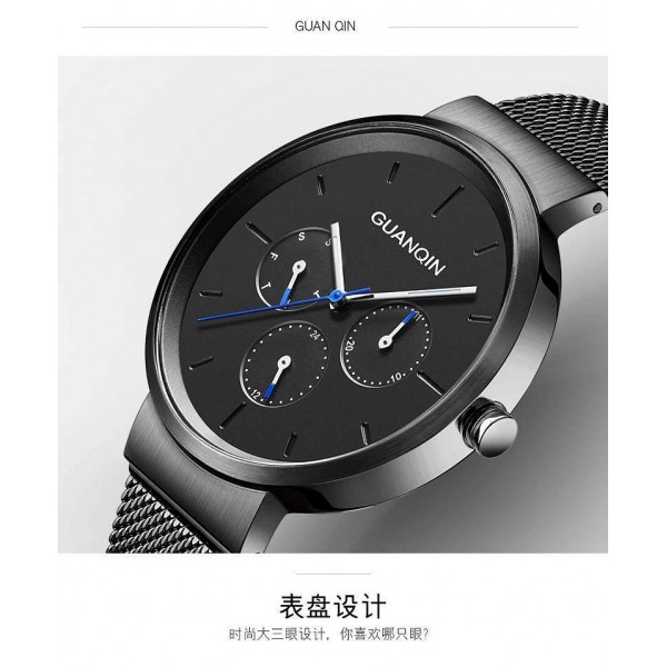 Часы Guanqin Black-Black-Black GS19103 CS - 3488101 Часы Guanqin Black-Black-Black GS19103 CS - 3488101