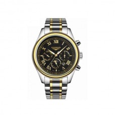 Часы Guanqin Gold-Black-SilverGold GQ12001 CS