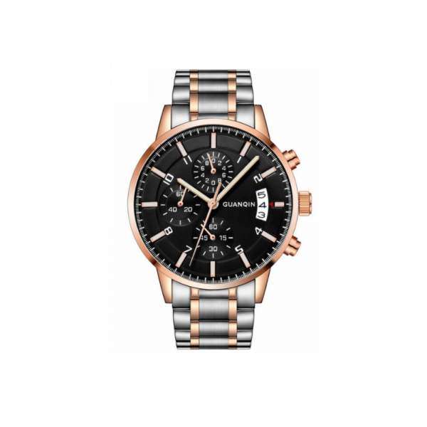 Часы Guanqin Gold-Black-SilverGold GS19093 CS - 3488126