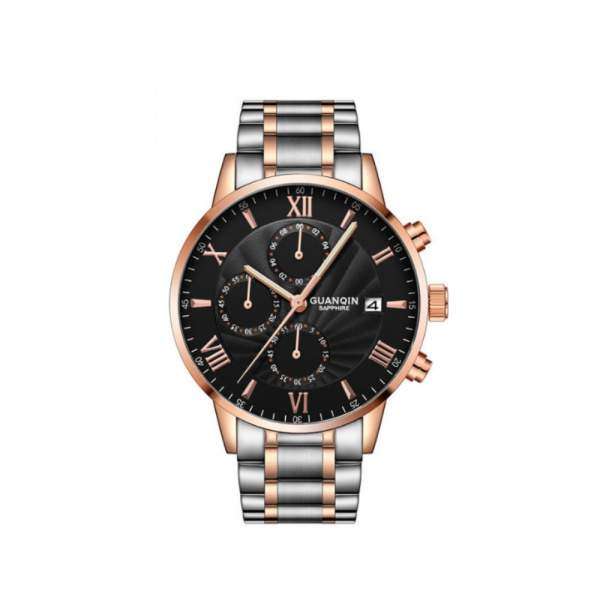 Часы Guanqin Gold-Black-SilverGold GS19094 CS - 3488127