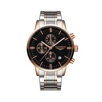 Часы Guanqin Gold-Black-SilverGold GQ12006-A CS