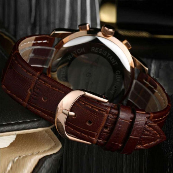 Часы Guanqin Gold-White-Brown GQ12005 CL - 3488142 Часы Guanqin Gold-White-Brown GQ12005 CL - 3488142