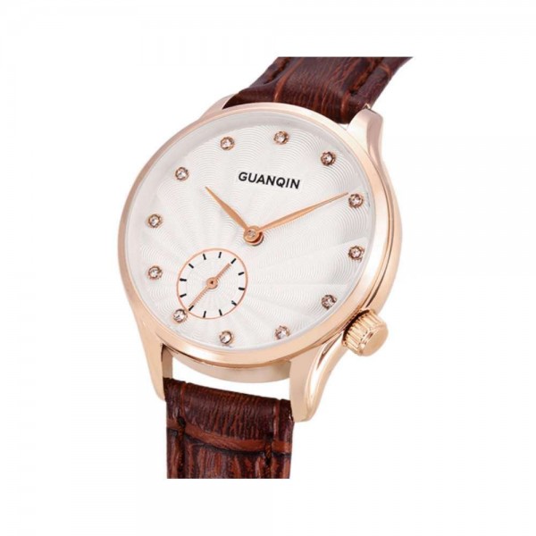 Часы Guanqin Gold-White-Brown GS19052 CL - 3488144 Часы Guanqin Gold-White-Brown GS19052 CL - 3488144