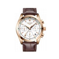 Годинник Guanqin Gold-White-Brown GS19096 CL