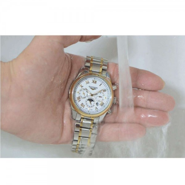 Часы Guanqin Gold-White-SilverGold GQ12001 CS - 3488154 Часы Guanqin Gold-White-SilverGold GQ12001 CS - 3488154