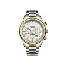 Часы Guanqin Gold-White-SilverGold GQ12001 CS